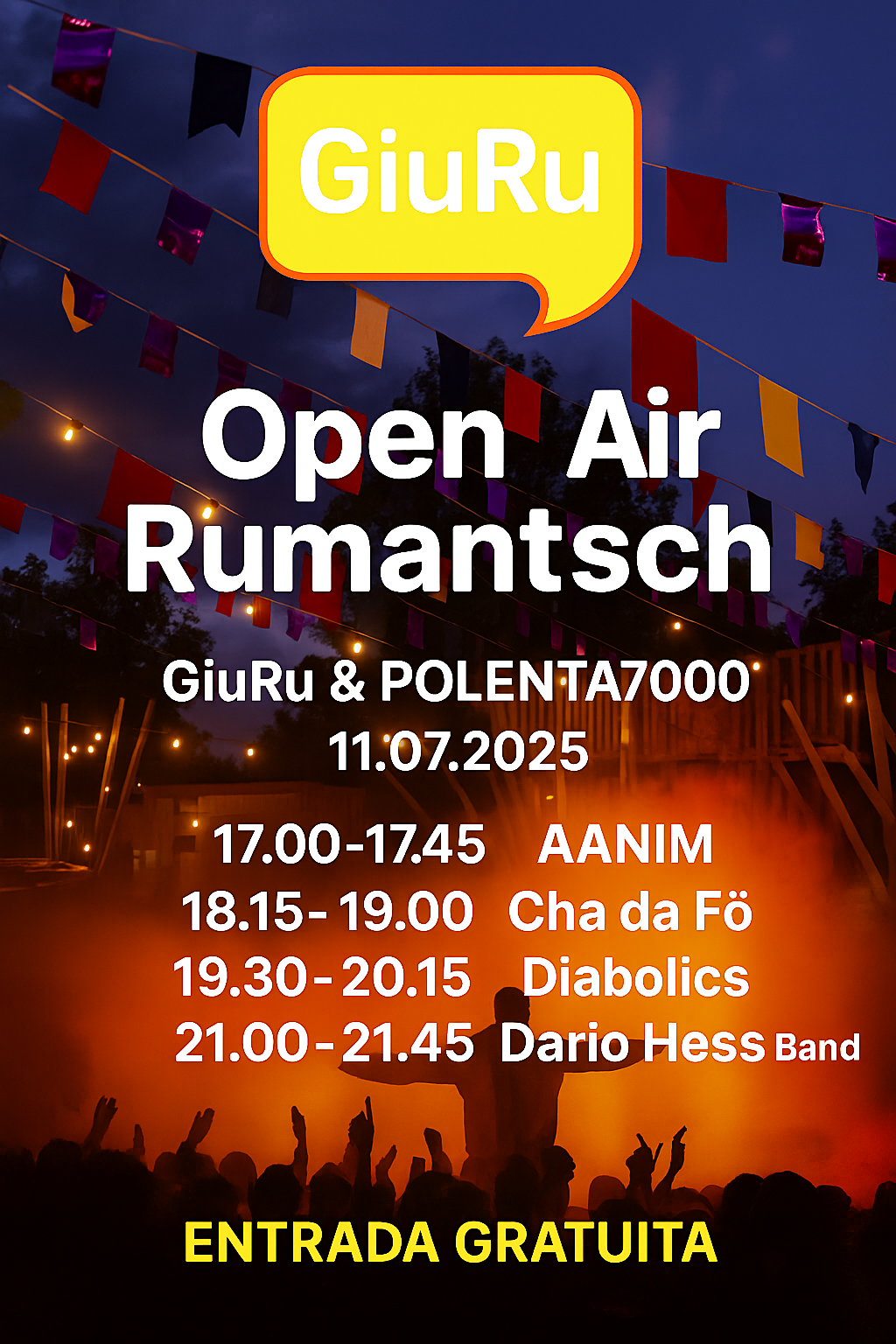 Open Air Rumantsch Flyer